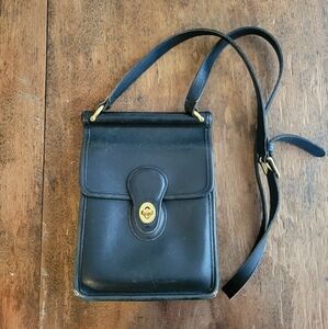 vintage coach murphy bag 9930 in black leather
